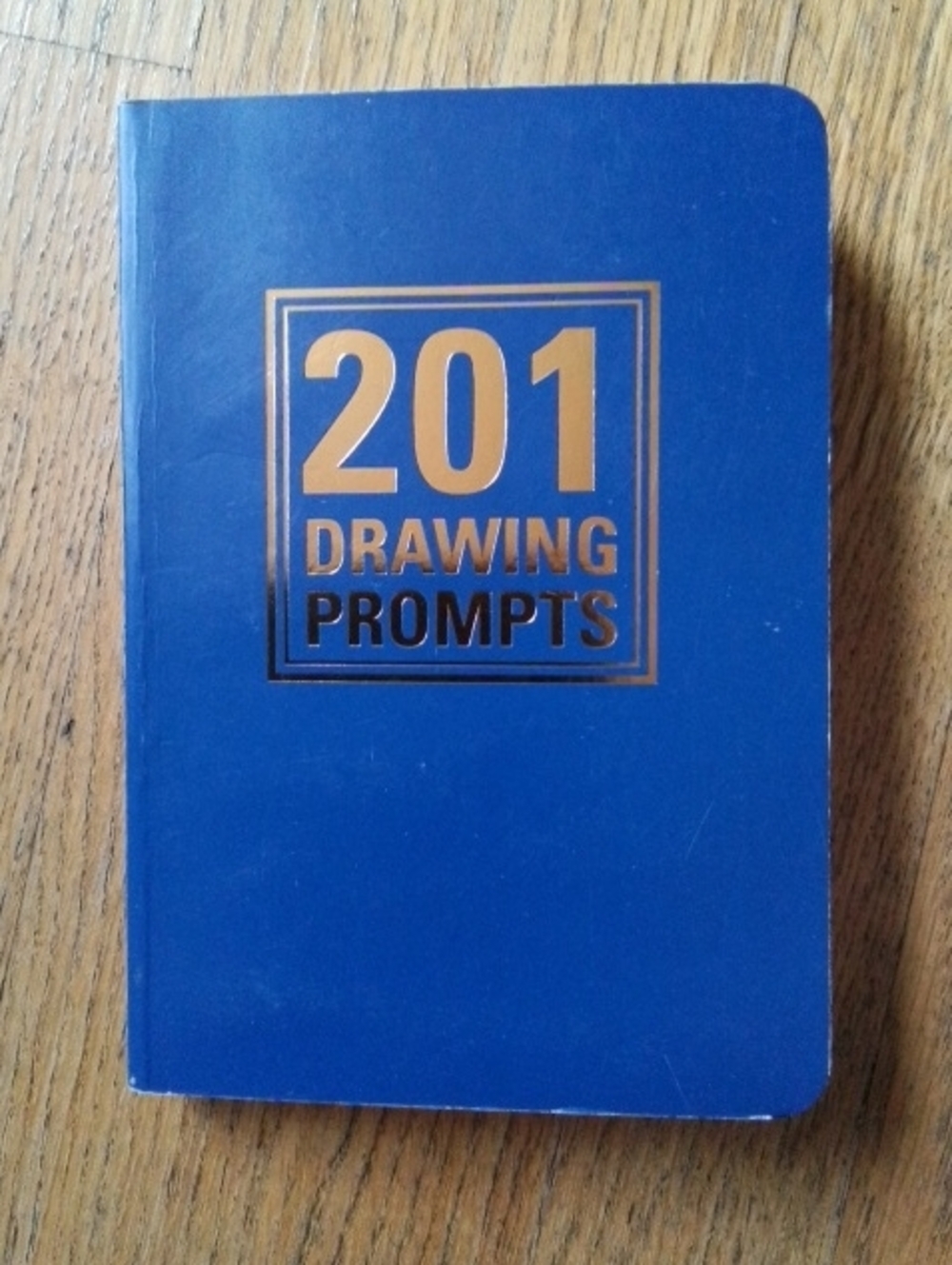 201 Drawing Prompts Notebook - Blue